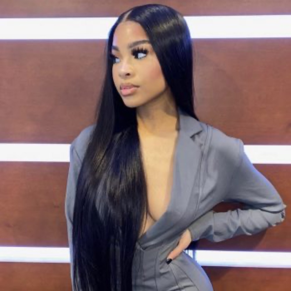 Capelli Amore Straight Burmese 32 inch Natural Brown (# 2) Bundles (2New,1Used)